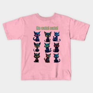Eight Cool Cats Kids T-Shirt